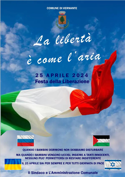 25 aprile 2024 - Festa della Liberazione